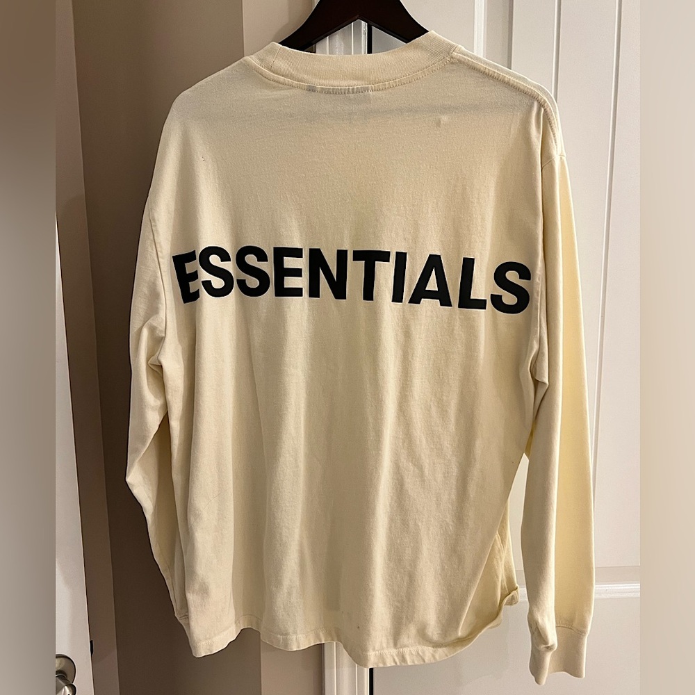 Men’s Essentials Fear Of God Long Sleeve Tee